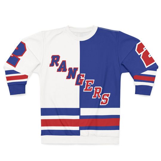 Discover Brian Leetch New York Hockey Sweater - Retro Sports Sweatshirt, Gift for Hockey Fans, Athletic Apparel, Hockey Team