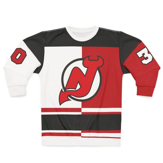 Discover Martin Brodeur New Jersey Hockey Sweater - Retro Sports Sweatshirt, Gift for Hockey Fans, Athletic Apparel, Hockey Team