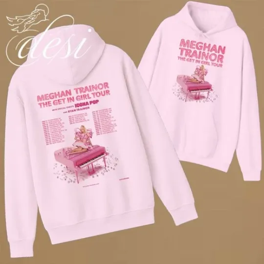 Discover Meghan Trainor The Get in Girl Tour 2026 North America Hoodie