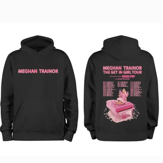Discover Meghan Trainor The Get In Girl Tour 2026 Unisex Hoodie