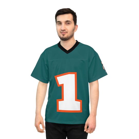 Tua Tagovailoa Vintage 1997 Miami Football Jerseys, Modern Players, Unisex Football Jersey, Sports Fan Gift, Retro Football Shirt