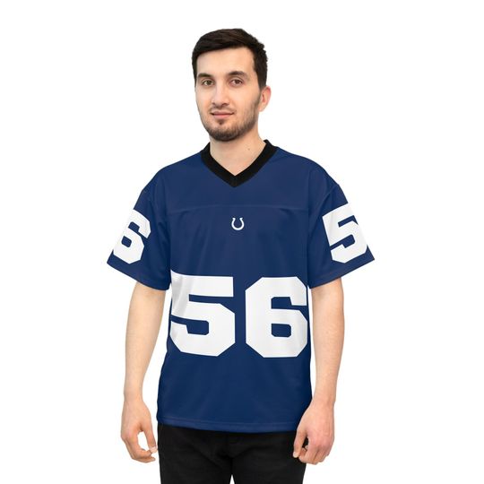 Discover Quenton Nelson Vintage 2004 Indianapolis Football Jerseys, Modern Players, Unisex Football Jersey, Sports Fan Gift, Retro Football Shirt