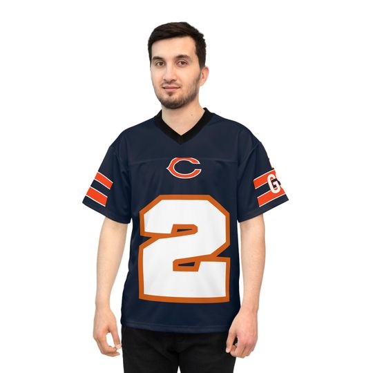 DJ Moore Vintage 1983 Chicago Football Jerseys, Modern Players, Unisex Football Jersey, Sports Fan Gift, Retro Football Shirt