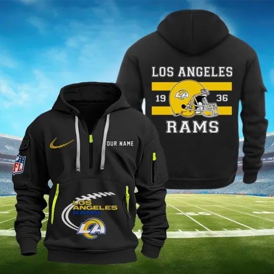 Discover Rams Quarter Zip Hoodie