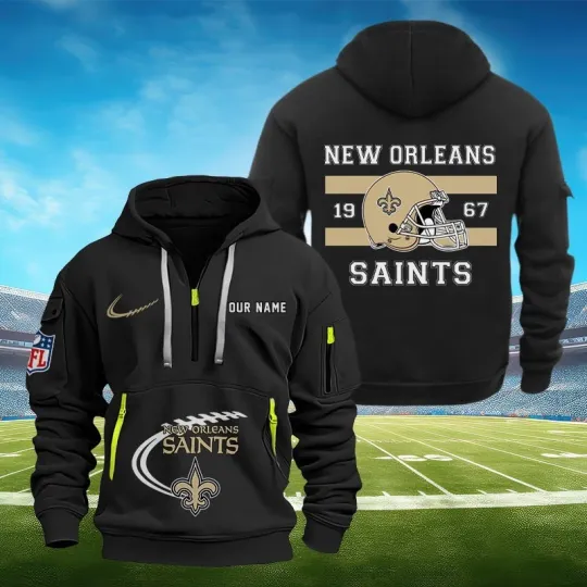 Discover Saints Quarter Zip Hoodie