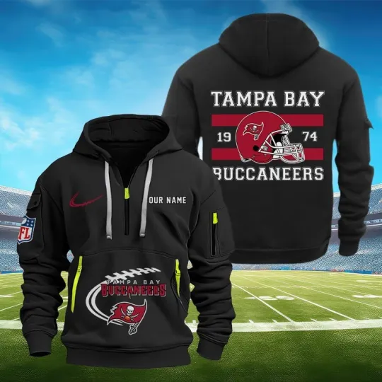 Buccaneers Quarter Zip Hoodie