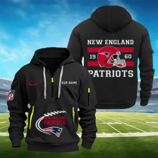 Discover Patriots Quarter Zip Hoodie