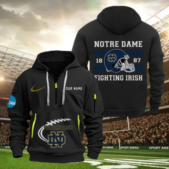 Discover Fighting Irish Quarter Zip Hoodie