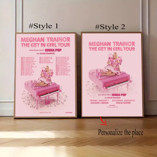 Discover Meghan Trainor The Get In Girl Tour 2026 North America Poster