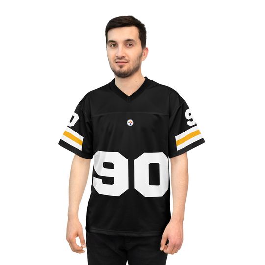 TJ Watt Vintage 1997 Pittsburgh Football Jerseys, Modern Players, Unisex Football Jersey, Sports Fan Gift, Retro Football Shirt