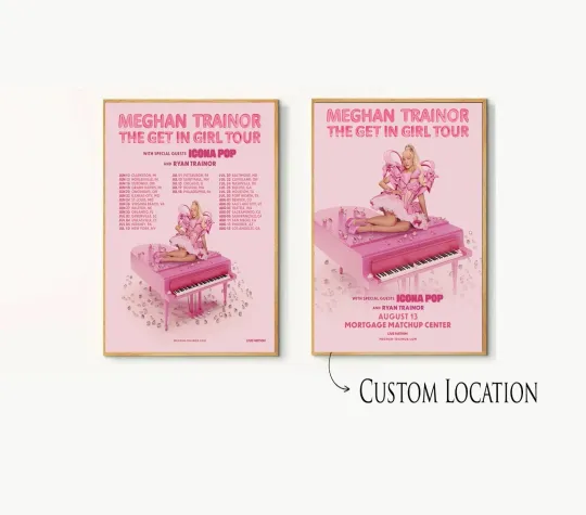 Discover Meghan Trainor The Get In Girl Tour 2026 North America Poster