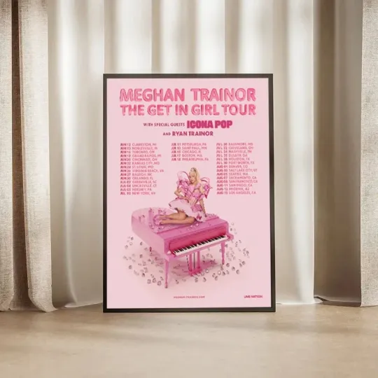 Discover Meghan Trainor The Get In Girl Tour 2026 Poster