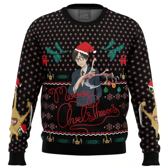 Discover Shinichi Izumi Parasyte Ugly Christmas Sweater