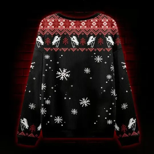 Wendigo Christmas Sweater, Creepy Forest Monster Ugly Xmas Sweater