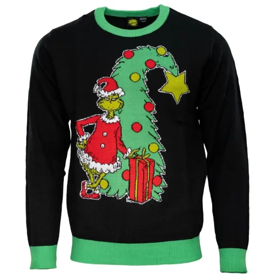 Discover Licensed funny character Xmas Tree Adult Unisex Ugly Christmas Sweater