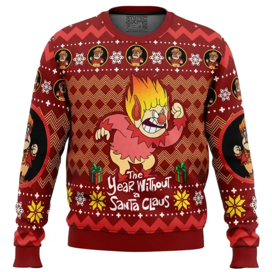 Discover Heat Miser The Year Without a Santa Claus Ugly Christmas Sweater