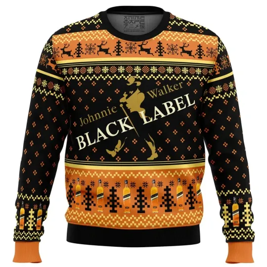 Discover Johnnie Walker Black Label Ugly Christmas Sweater