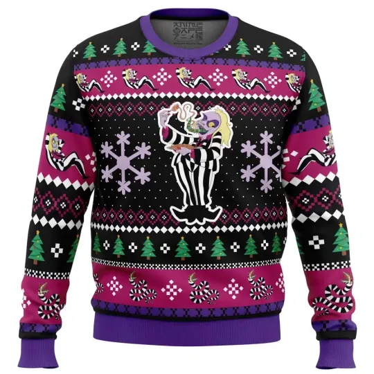 Discover Beetleguise Beetlejuice Ugly Christmas Sweater