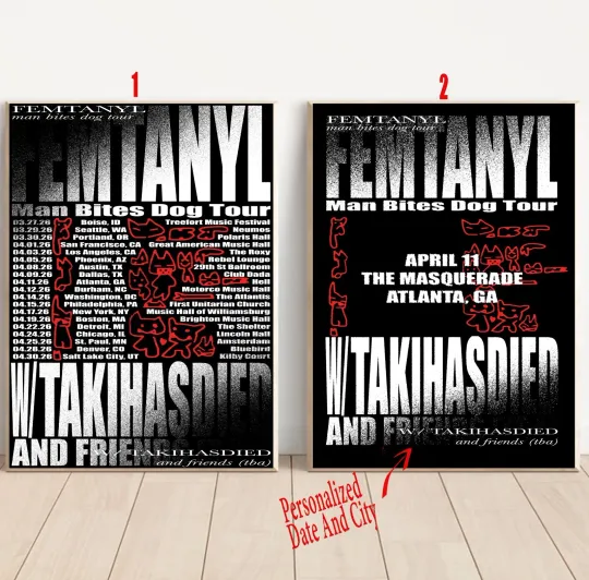 Discover Femtanylll Catch the Hottest Live Music Tour in 2026 Poster