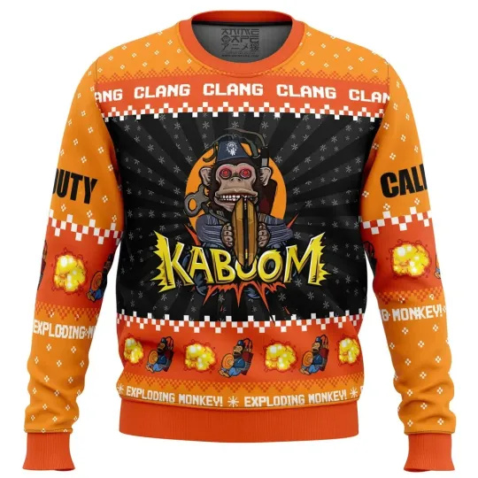 Discover Monkey Bomb Call of Duty Ugly Christmas Sweater