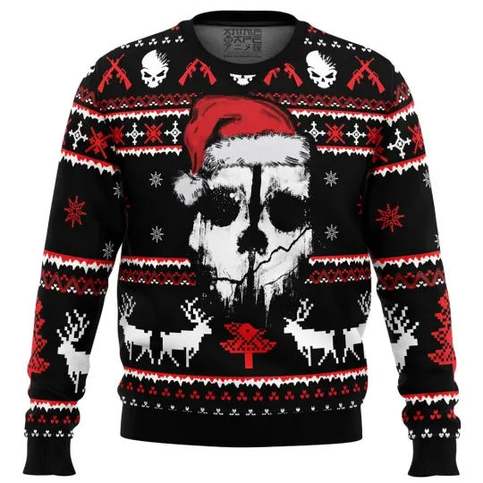 Discover Ghost Call of Duty Ugly Christmas Sweater