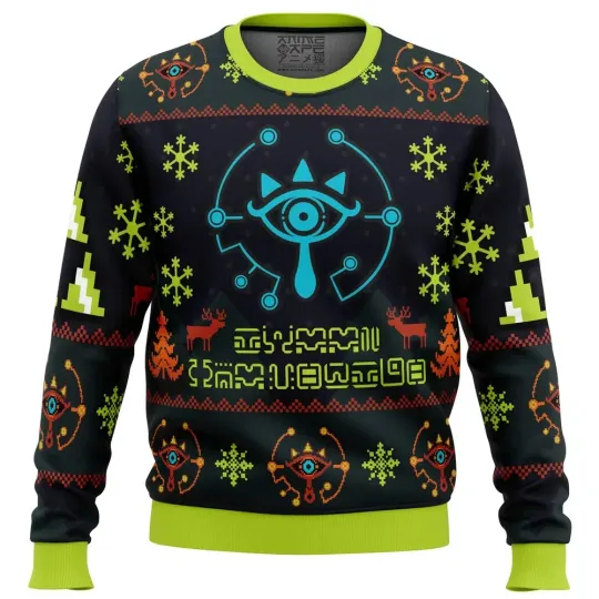 Sheikah Zelda Ugly Christmas Sweater