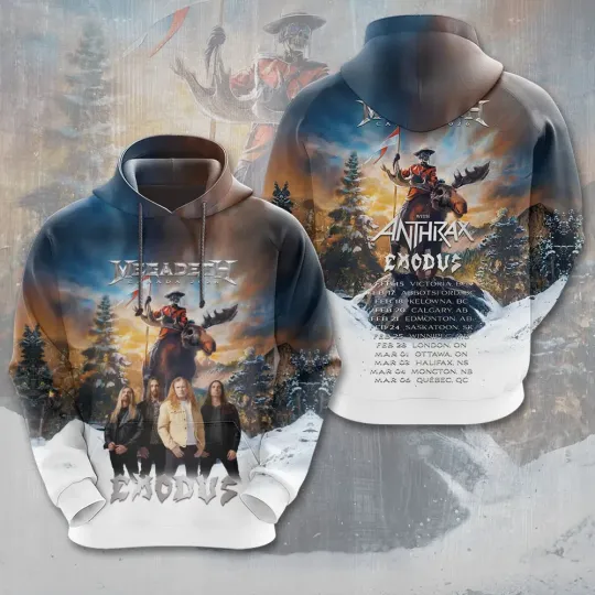 Discover Megadeth 3D Hoodie