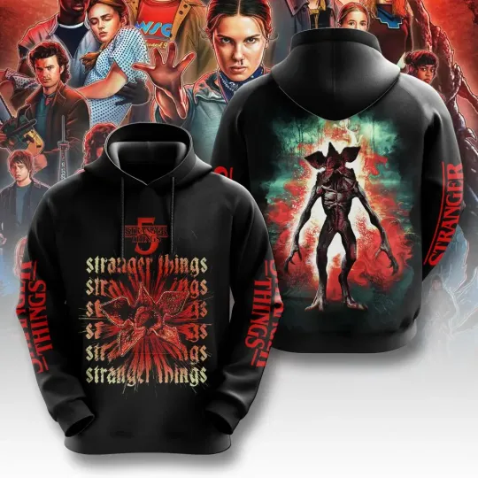 Stranger Things 3D Hoodie