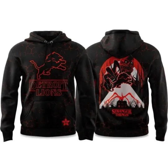 2025 Lions x Stranger Things 5 Hoodie