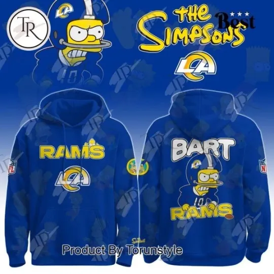 Rams X The Simpsons Design 2025 Hoodie