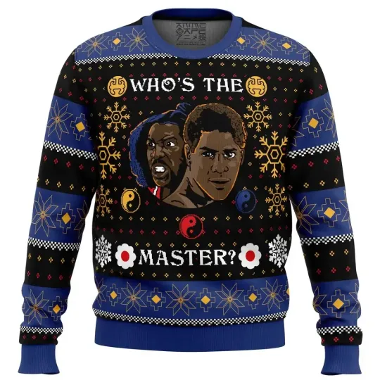 Discover Whose The Master The Last Dragon Ugly Christmas Sweater