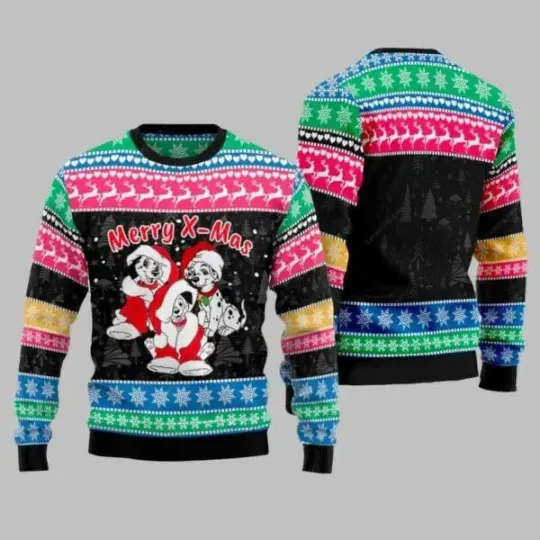 Discover Dalmatian Dog Ugly Christmas Sweater