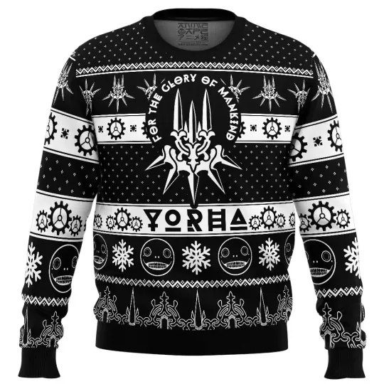 Discover Game of Yorha Nier Automata Ugly Christmas Sweater