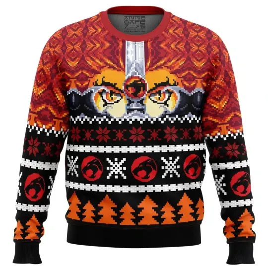 Discover Ho Ho Hooo Holiday Thundercats Ugly Christmas Sweater