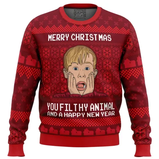 Discover Merry Christmas Home Alone Ugly Christmas Sweater