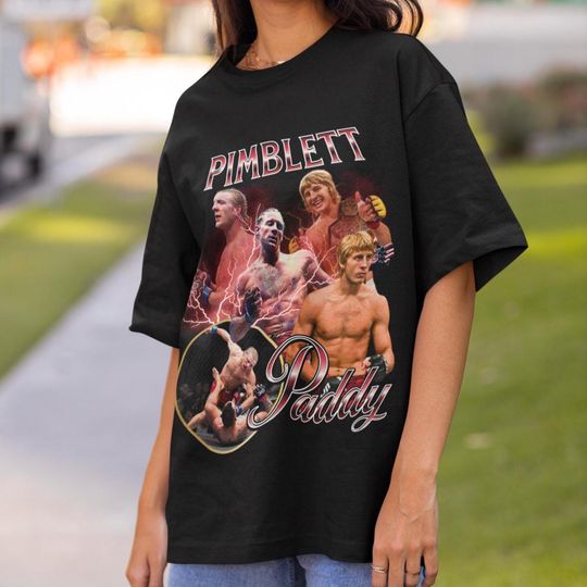 Paddy The Baddy Pimblett 90s UFC Shirt Graphic Style T-Shirt kickboxing tshirt Vintage Oversized Sport Tee Retro Boxer MMA Bootleg Gift MMA