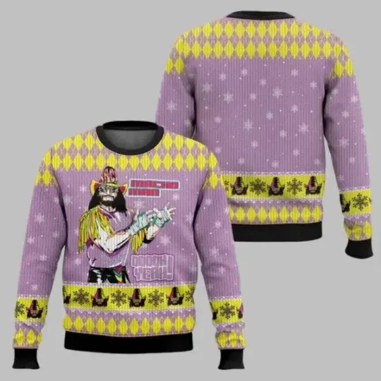 Discover Macho Man Ugly Christmas Sweater
