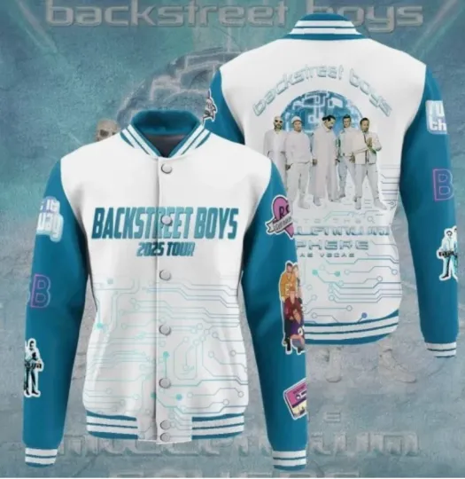 Discover Backstreet Boys Millenium 2025 Baseball Jacket