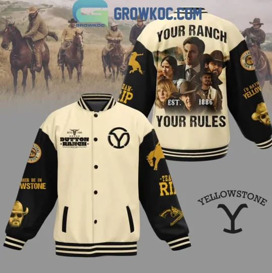 Discover YStone Your Rank Your Rules EST 1886 Dutton Baseball Jacket