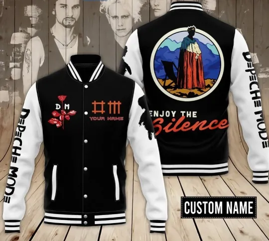 Discover Depeche Mode Enjoy The Silence Personalized Baseball Jacket