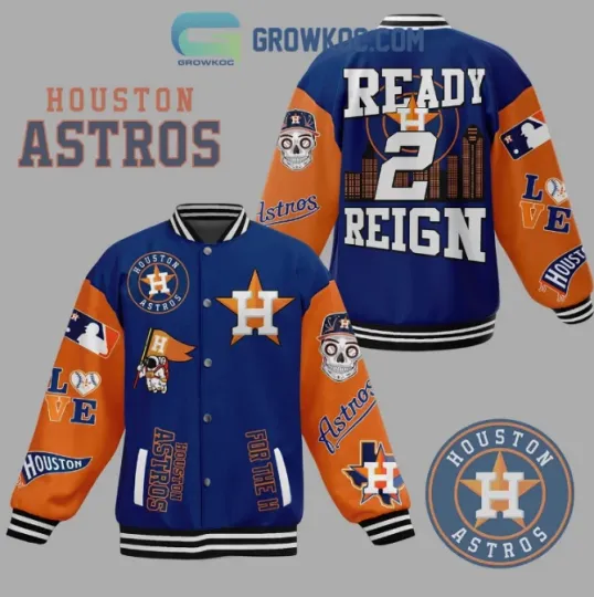 Discover HOT Astros Ready 2 Reign Baseball Jacket Gift For Christmas