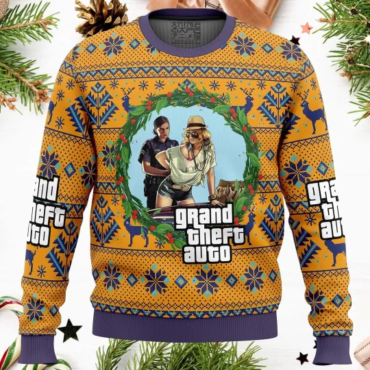 Grand Theft Auto Ugly Christmas Sweater