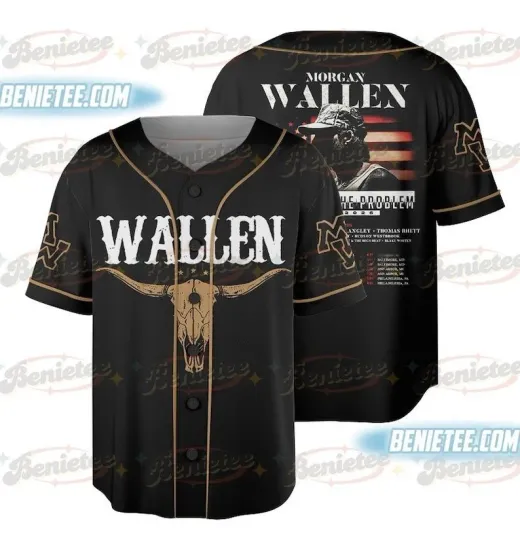 Discover Wallen Western Still The Problem Tour 2026 Baseball Jersey