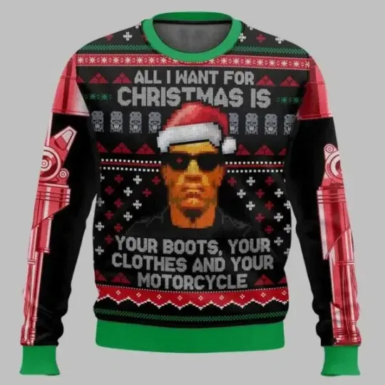 Discover TERMINATOR Ugly Christmas Sweater