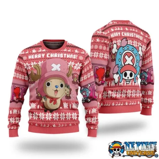 Discover Chibi Chopper Reindeer Ugly Christmas Sweater
