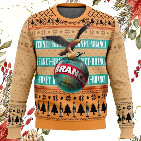 Discover Fernet Branca Ugly Christmas Sweater