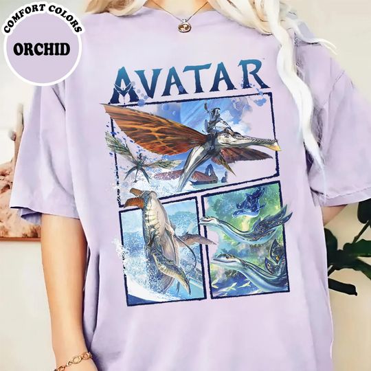 Avatar Comfort Colors Shirt, Avatar Movie T-Shirt, the Way to Water Shirt, Shirt For Avatar Fans