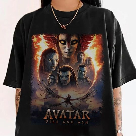 Discover Avatar Fire And Ash Comfort Color Shirt, Avatar Pandora Shirt, Avatar Way Of Water Tee