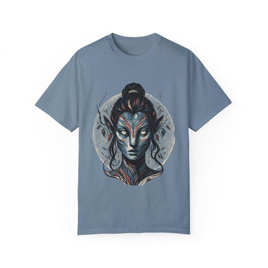 Discover Neytiri Avatar Art T-Shirt Design - Avatar Tribal Fantasy Shirt