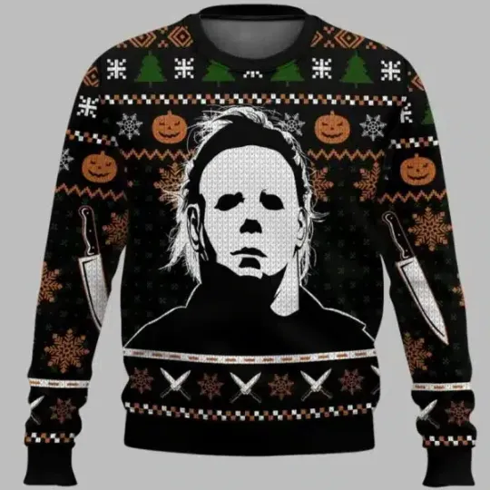 Michael Myers Ugly Christmas Sweater